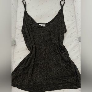 Jennifer Lopez XS glitter Spaghetti Strap Blouse